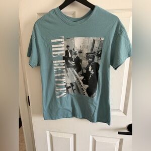 The Beatles Blue Graphic Short Sleeve Tee